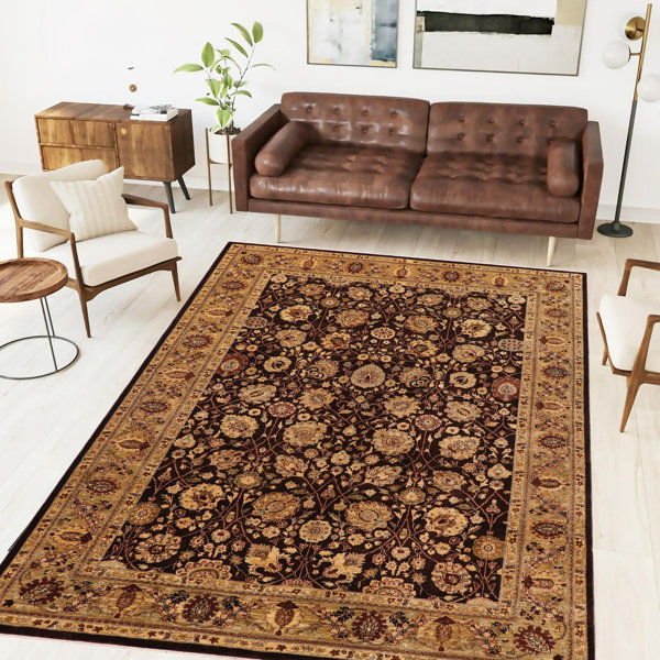Olive Green And Brown Rug Wayfair